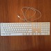 Apple A1243 USB Wired Aluminum Keyboard + Numeric Keypad MB110LL/A Slim Aluminum USED