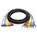 Hosa CPR 802 - 6 foot rca to qtr snake cable - USED