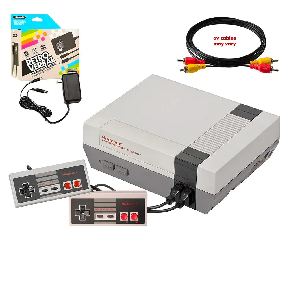 Nintendo (NES Original) with new 72 Pin, Power supply and 2